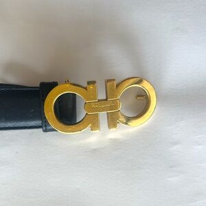 FERRAGAMO Gold Belt Buckle Women's